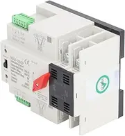 Dual Power Toggle Controller, Dual Power Automatic Transfer Switch AC220V Wide Application 2 Operation Modes Flame Retardant for Nurseries (100A)