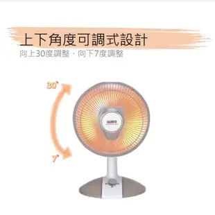 【附發票】快速出貨 台灣製 SAMPO 聲寶 10吋 HX-FD10F 紅外線定時 電暖器 電暖扇 暖爐 鹵素式