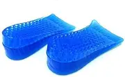 [Topwon] 1.8'' Two Layers Height Increase Taller Shoe Gel Insole Blue, Blue, 1 Count (Pack of 1)