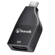 Bonelk USB-C Male To Female 4K/60Hz HDMI Compact Adapter For TV/Monitor Black