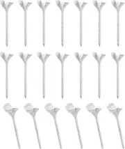PVC Golf Tees | Aids Golf Tees for Men - 20X Consistent Equipment, Aiming Arrowhead 83mm | Long Short Durable Portable Professional for Golfer Practice