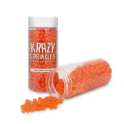 Orange 4mm Sprinkle Beads | Krazy Sprinkles by Bakell®