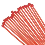 250PCS Cable Zip Ties 14 Inch Self-Locking Nylon Wire Ties Red