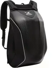KRONOX Motorcycle Backpack. Hardshell Protection - Fits a Helmet & 14'' Noteb...