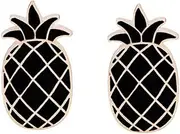 [MOKAVIKY 25] 2 Piece Sweet Pineapple Enamel Pin Hat Pin Brooch Pin Badge Pin Funny Fashion Fruit Lapel Pin Jewelry, Metal, not-applicable