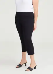 [Taking Shape] Taking Shape Expose Split Hem Crop Pant Size 16 in, Viscose - Plus Size Women's Bottoms