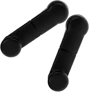 TOKIDNY 2 Pcs Lifter Handle Interior Window Crank Handle Automotive Performance Parts Rear Air Vent Actuator Trunk Organizer for SUV Car Accesories Armada Liftgate Window Hinge Black Abs