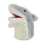 Shark Hand Puppet Plush Toy Shark Shape Hug Throw Pillow Toy for Office Beach