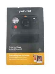 Polaroid Now Camera Gen 2 Everything Box - Black New - Damaged Box