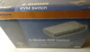 Linksys 4 Station CPU Switch Model SVIEW04 Silver 4 Port New Sealed