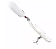 Atom Lures Striper Swiper 2 oz - Silver White - Topwater Striped Bass Lure