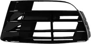 1/2 Pcs Front Bumper Fog Light Lamp Cover Grille Compatible For VW Scirocco R 2009 2010 2011 2012 2013 2014 Lower Grill(Left)