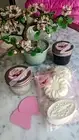 Sudsy Fudge Scrubby Refill: Coffee Sugar Scrub, Dead Sea Salt Scrub & (3) soaps