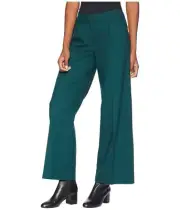 NEW Eileen Fisher Drapey Tencel Stretch Pine Wide Leg Trouser Pants Sz 4P $278