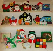 Handmade Plastic Canvas Coaster Sets