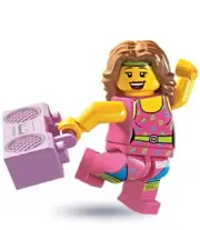 LEGO Fitness Instructor Minifigure 8805 Series 5 New Sealed