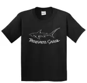 Kids Shark Shirt - Thresher Shark Sketch Cool Shark Youth T-Shirt