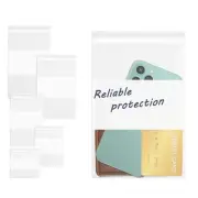 1000 Zip Reclosable Lock Seal Top Clear Bags W/ Writing Block Assortment 4 mil