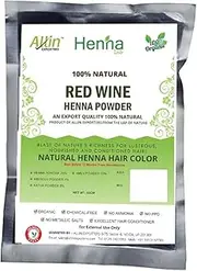 Allin Exporters Henna Hair Color, Red Wine, 60g (Pack of 4)