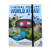 Kids Toys- Virtual Reality World Atlas 80 Page Interactive Book Includes Postage