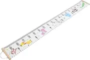 MOLUCKFU Height Measurement Ruler for Wall Cartoon Animal Pattern Growth Chart Hanging Decor Safe Design for Nursery Bedroom Playroom Accurate Calibration for Tracking Growth
