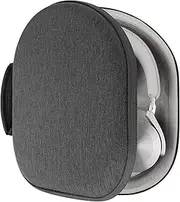 Geekria Shield Headphones Case Compatible with Bang & Olufsen Beoplay H95, H9 3rd Gen, H9i, H4, H9, H8 Case, Replacement Hard Shell Travel Carrying Bag with Cable Storage (Dark Grey)