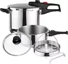 Magefesa® Practika Plus Complete Super Fast Pressure Cooker, 4 and 6 Litres, Sta