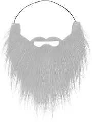 Sibba 1Pcs Party Fake Beard, Fake Mustaches Funny Self Adhesive Novelty Moustache Festival Party costume and Christmas Supplies Decorations Masquerade Party