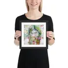 RASPUTIN watercolor portrait -FRAMED poster 10x10 inches! print painting Grigori