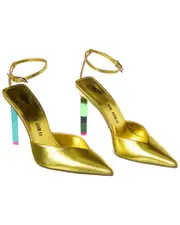 The Attico Perine Leather Pump (Authentic Pre-Loved)