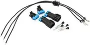 Aeroflow 3 Wire Electrical Terminal Black Bulkhead Single Negative - AF49-4048