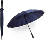 Umbrella Golf Umbrella 16K Ultra Baspical Umbrella with a handle that conforms to ergonomics, windproof automatic open water waterproof sugar cane umbrella Umbrellas Compact
