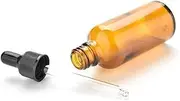 8Pcs Brown Glass Essential Oil Bottles with Dropper Stylish Retro Design for Perfumes Travel Kit Sample Use Containers for Women