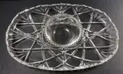 NEW Mikasa Roxborough SA 809 / 560 Chip and Dip 15" Glass Made in Germany