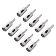 16mm Diamond Drill Bits Hole Saws for Glass Ceramic Porcelain Tiles 10 Pcs