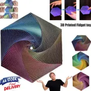 3D Printed Fidget Infinity Cubes Fractal Fidget Hexagon Sensory Toys Kids Adult