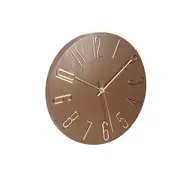 Unigift 12Inch/30cm Decorative Clock Timber Look Assorted Colours Home Decor