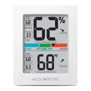 AcuRite Humidity Meter Hygrometer and Indoor Digital Thermometer with Tempera...