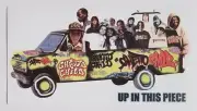 Vintage Ghetto Child Wheels 'UP IN THIS PIECE' Double Sided Shop Window Sticker