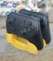 Nintendo Switch Dual MUSTARD Pro Controller Stand Accessory Holder Mount