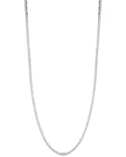 Yield of Men Silver 4mm Mariner Link Chain Necklace