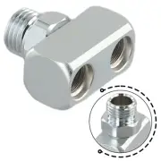 Thread Adapter Hose Adapter 1 To 2 LP Thread 9/16" To 3/8" Chrome Plated