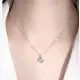 【KT DADA】簍空項鍊 造型項鍊 羽毛項鍊項鍊 項鍊女 S925純銀項鍊 情侶項鍊 情人節禮物 鑽石項鍊