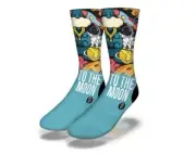 NEW ADULT / JUNIOR SAVVY SOX COSMIC CRYPTO TO THE MOON LIMITED EDITION OSFA