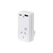 SANSAI PAD301USB Surge Protector With USB-C and a
