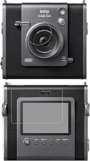for INSTAX WIDE EVO 2025 New Hybrid Instant Film Camera Screen Protector, Ultra Clear Tempered Glass Screen Protector + Tempered Glass Lens Protector,Anti-Scratch,9H Hardness.
