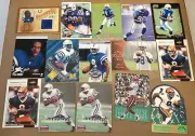 26x Card Marvin Harrison Game Used Jersey Select Gridiron Cut #'d Rookie Lot UD3