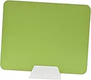 KiBcsLic Desk Divider Panel for Enhanced Privacy in Office and Educational Settings, Green PP Stand, as described
