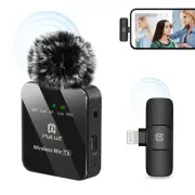 PULUZ Wireless Lavalier Microphone for iPhone/iPad, 8 Pin Receiver