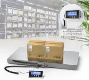 Scale Digital Pet Electronic Weigh 400KG x 0.1kg x 100g AC Weighing LCD Display